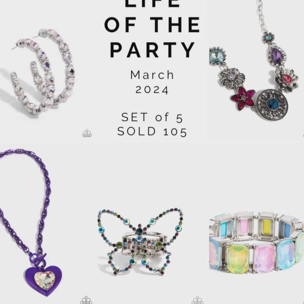 Life Of The Party Paparazzi Full Set For March 2024